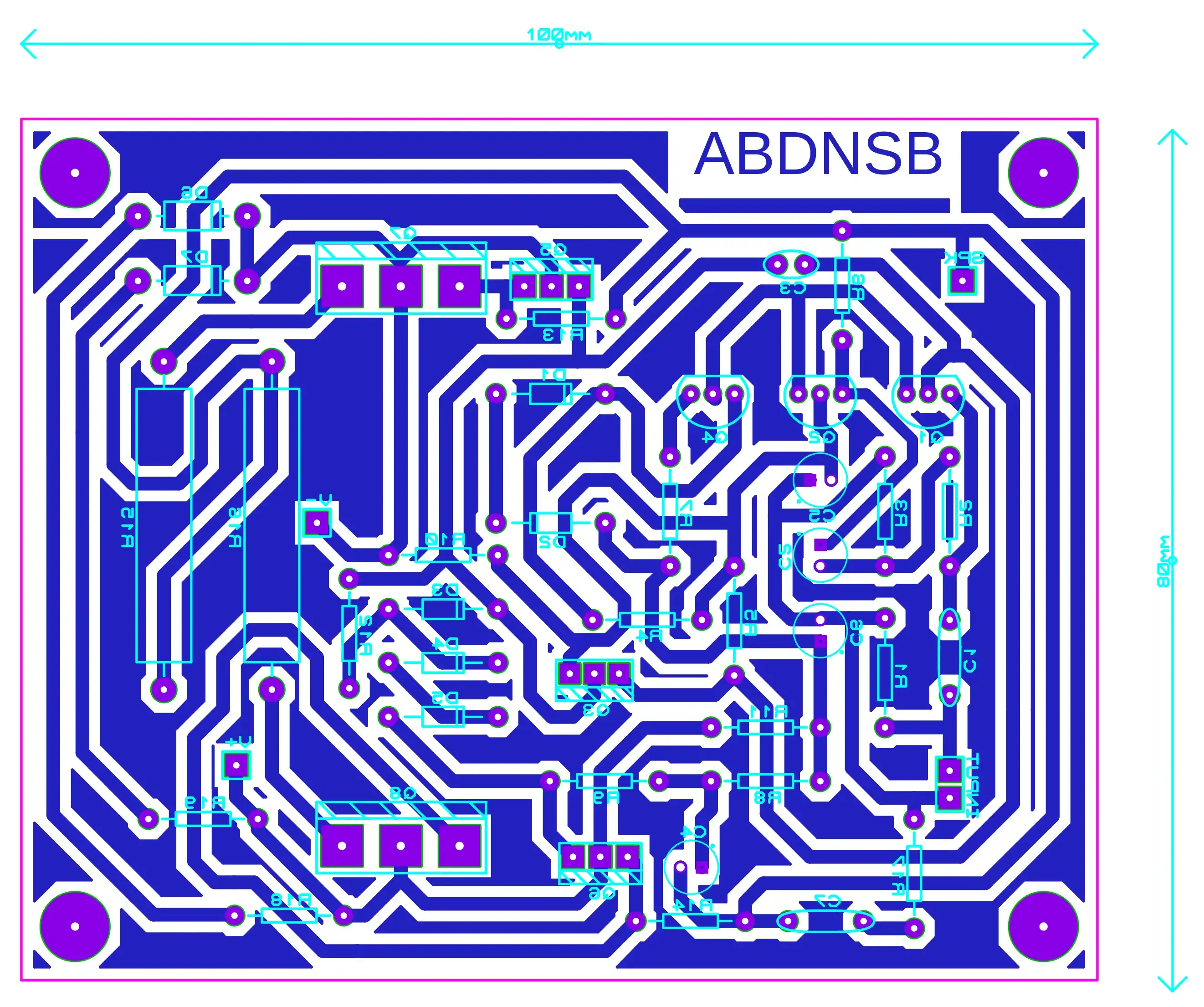 OCL Amplifier PCB Layout
